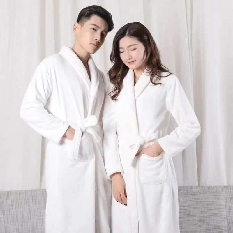 Fleece bathrobes