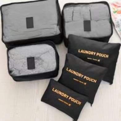6 pcs  Travel /Suitcase Organizers