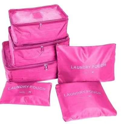 6 pcs  Travel /Suitcase Organizers