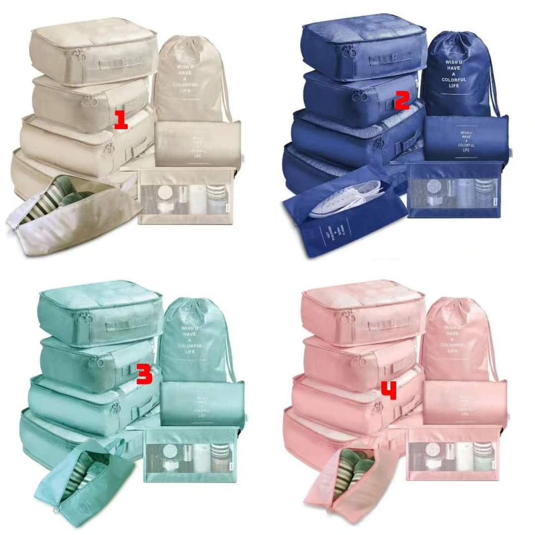 7pcs Luggage Travel Organizers