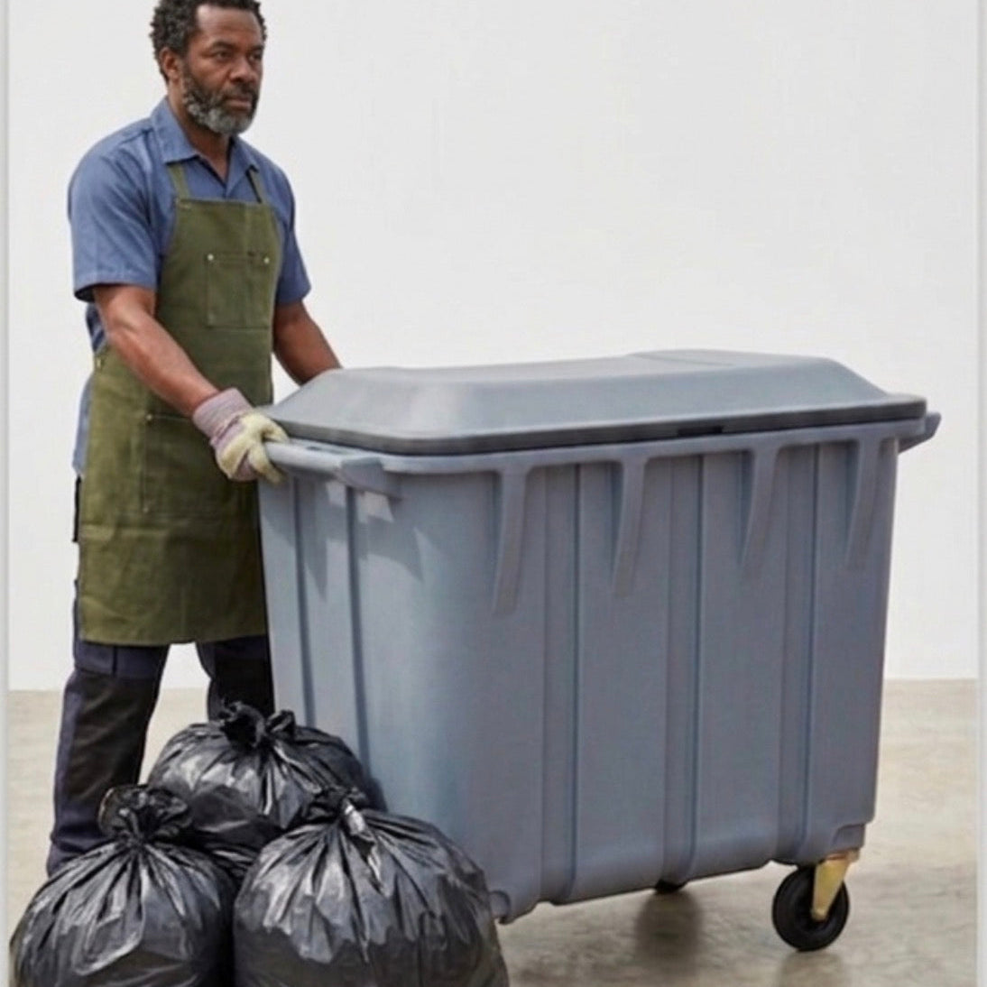 Super Large Size Dustbin With Wheels