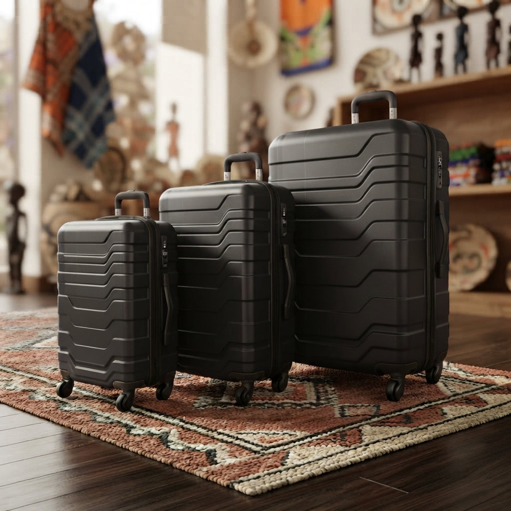 Dawood Lifestyle & Gadgets kes Lujo 1015 3 in 1 Travel Suitcase Set 20 24 28 Inch