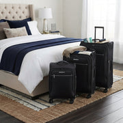 Dawood Lifestyle & Gadgets kes Toledo Black Suitcase Set of 3 19 24 29 Inch