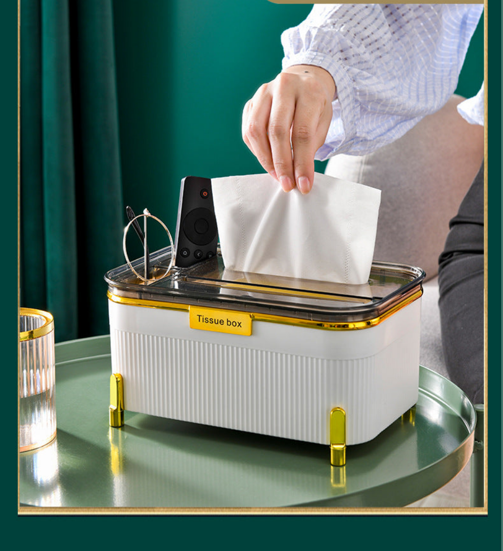 Multifunction Tissue Box & Organizer