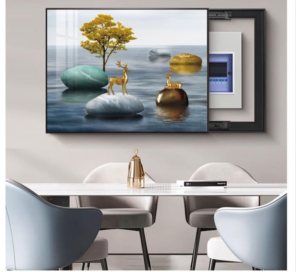 Electric Meter Box Decorative Wall Art Cover