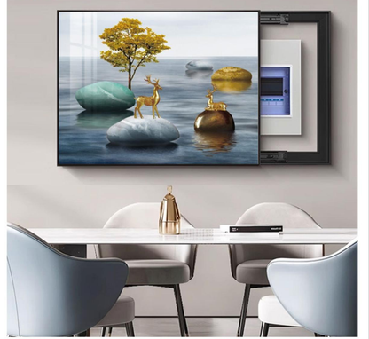 Electric Meter Box Decorative Wall Art Cover