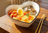 6Pcs Heart Shape Ceramic Bowls