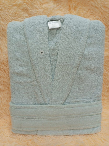 Coloured bathrobes
