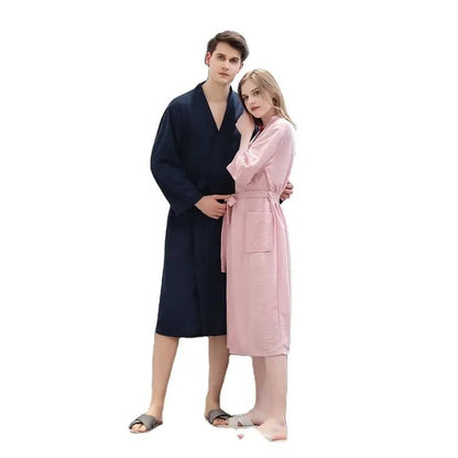 Coloured bathrobes