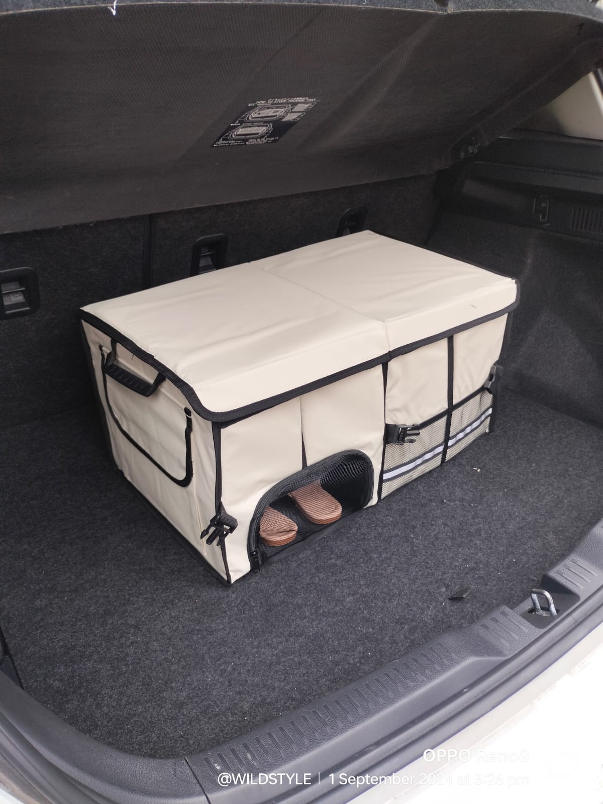 Foldable Car Trunk Storage  Multi-Tool Organizer