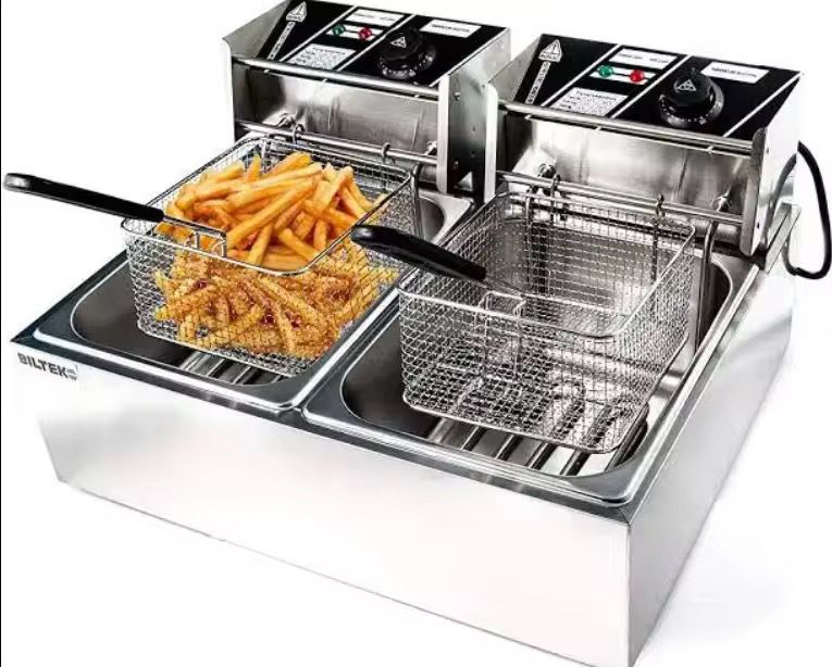 12 Litre Double Deep Fryer (6+6L)
