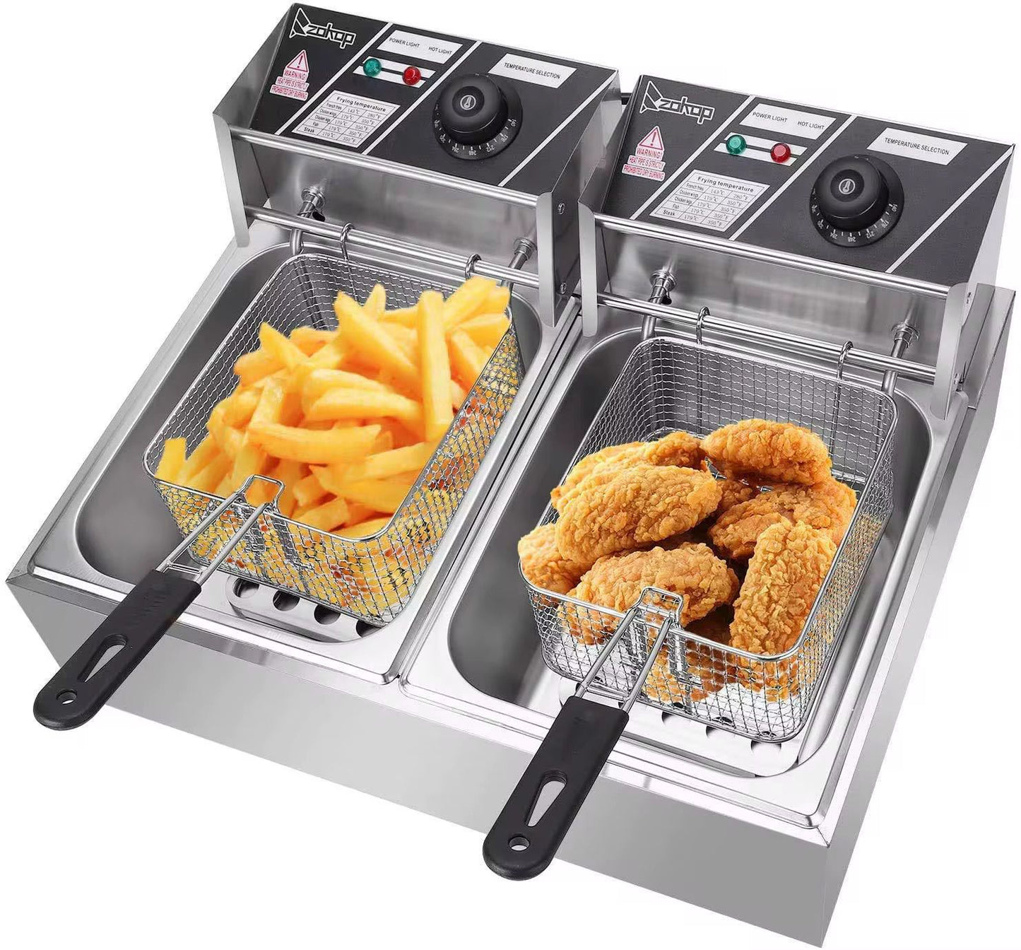 12 Litre Double Deep Fryer (6+6L)