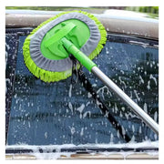 Gemelli Collections multipurpose adjustable telescopic chenille mop for home, car, and glass cleaning