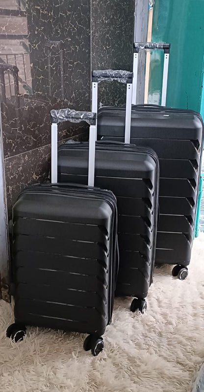 3pcs Rubber Suitcase