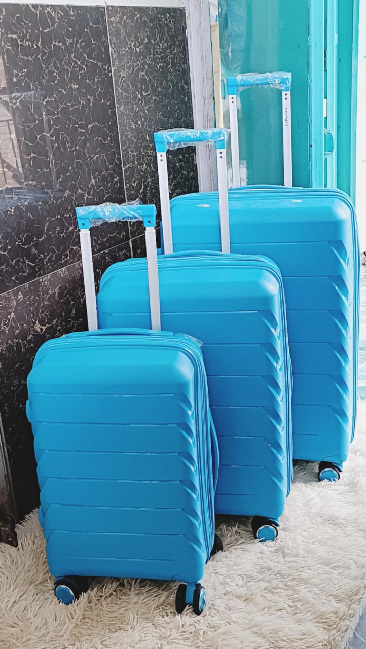 3pcs Rubber Suitcase