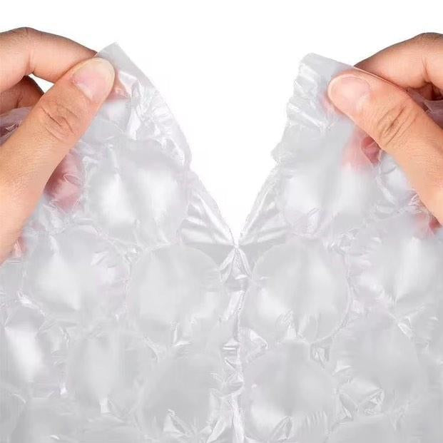 Protective bubble wrap packaging roll providing cushioning for fragile and valuable items