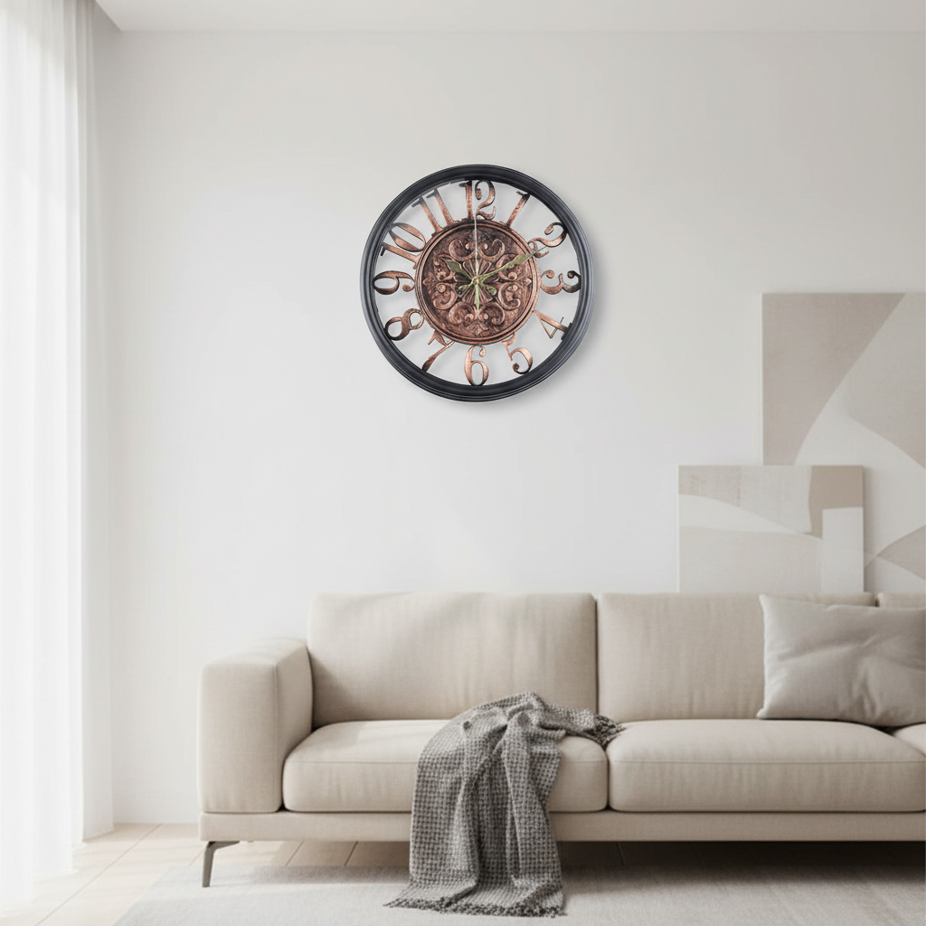 Vintage Look 30 & 45cm Wall Clock