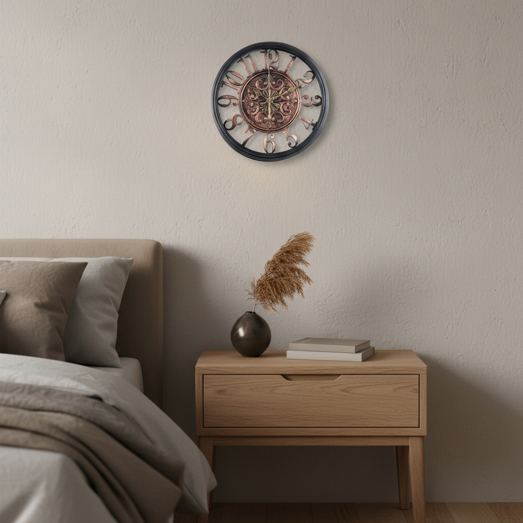 Vintage Look 30 & 45cm Wall Clock