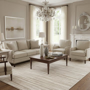 Brown geometric textured carpet rug 240×340cm by Oriental Weavers Vedantu for large modern living spaces