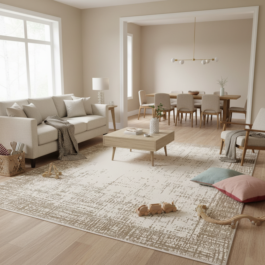 Oriental Weavers: Vedantu Vintage Carpet Carpet Rug; (240×340)cm, Light Brown-KBORIE175