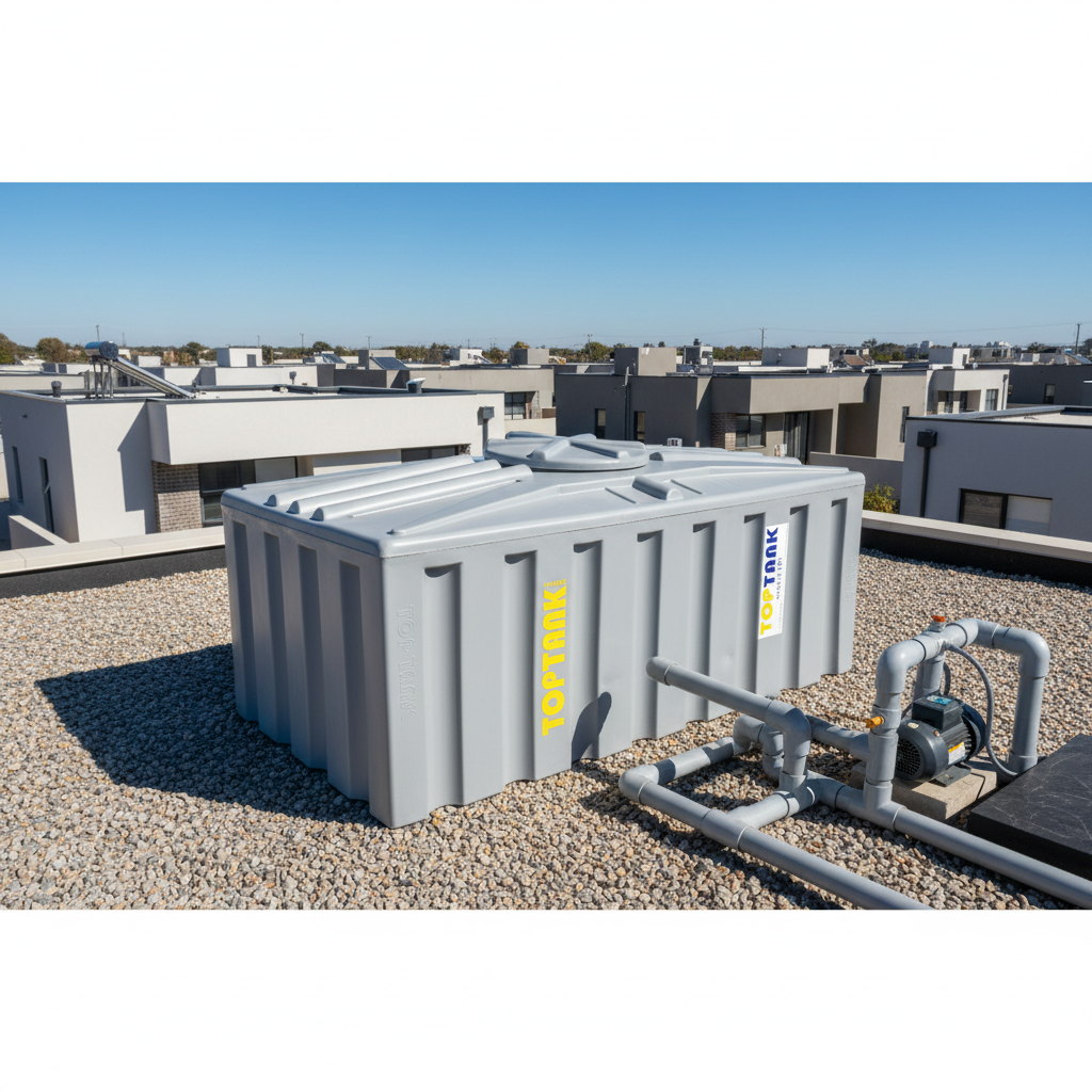 230L Rectangular Loft Storage Tank, 34 × 102 × 71 cm -LACRECOS