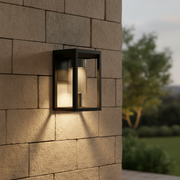 Lantern Wall Light with E27 Holder 25W LL 5008-BK
