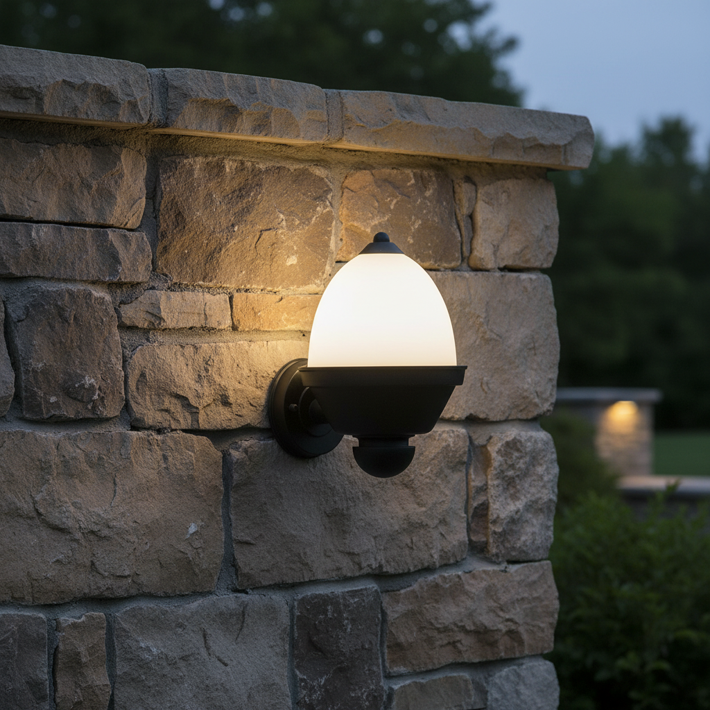 Creative Outdoor Wall Light with E27 Holder LL 503B-BK