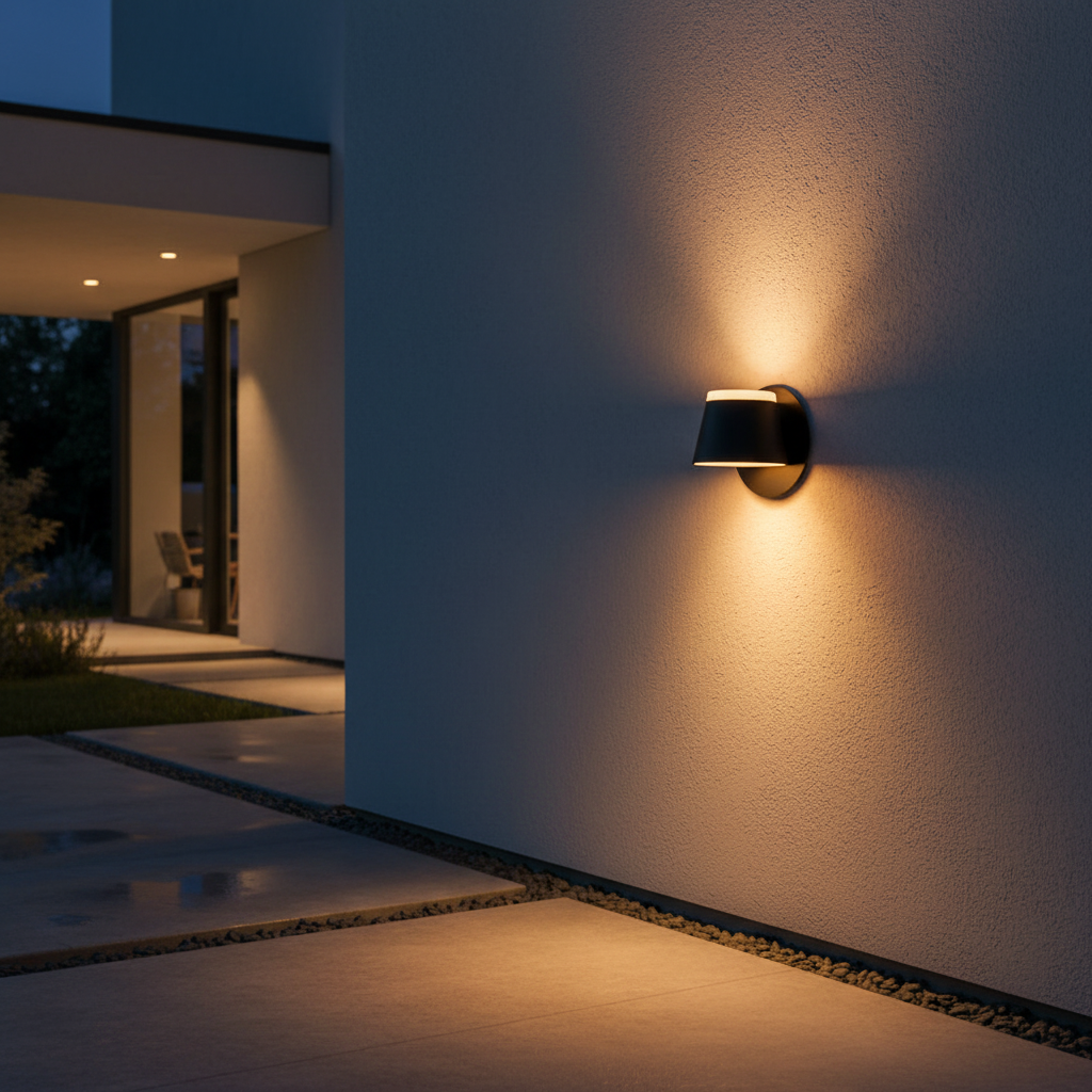 360 Degrees LED Wall Lamp Black – LL 6201-20-BK-WW