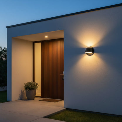 360 Degrees LED Wall Lamp Black – LL 6201-20-BK-WW