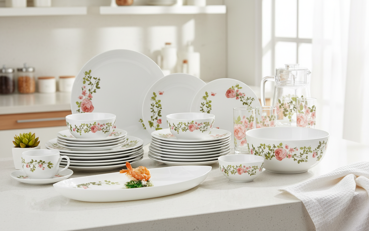 Luminarc Diwali Lupin 46Pc Dinner set-P7273
