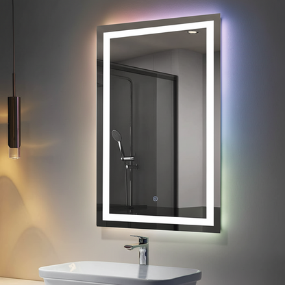 Touch Sensor LED Mirror Light – 25W, 2500 Lumens, 6500K + RGB, ML LS15