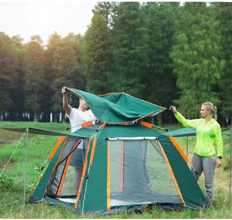 5-8 Person Automatic Camping Tent 240cm x 240cm x 155cm