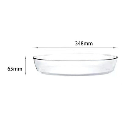 3L Oval Glass Baking Dish