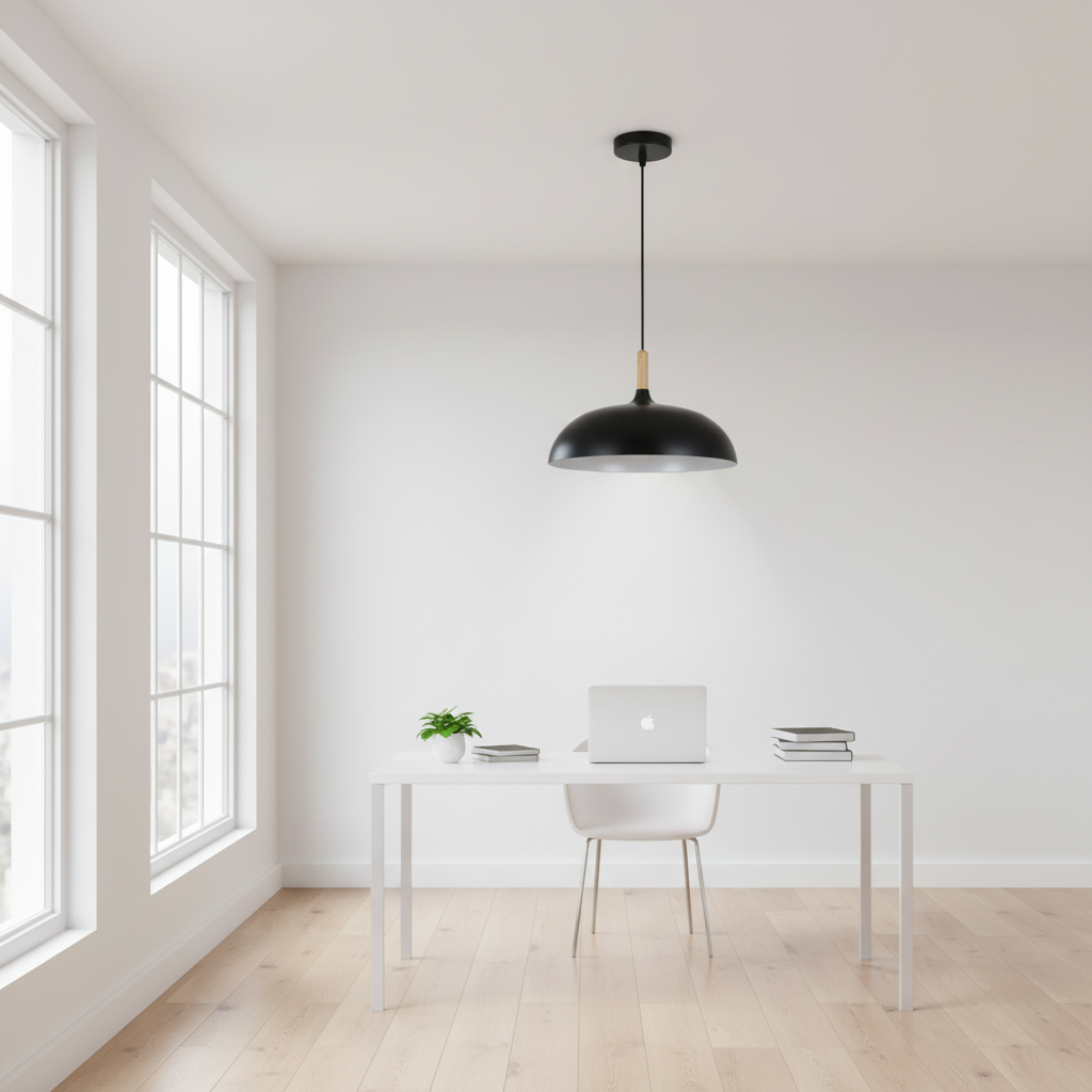 Black Pendant Light – PL 7684-BK