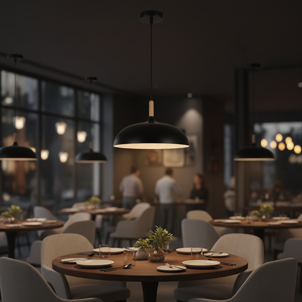 Black Pendant Light – PL 7684-BK