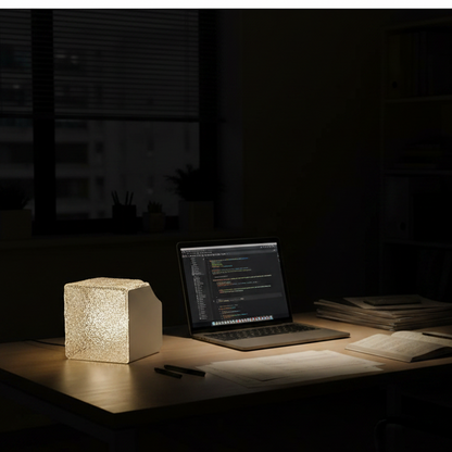 Ice Box Table Lamp with MSS Sheet & Clear Glass Shade, Chrome, G9, PLAMPA2202