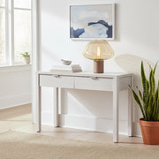 table lamp with amber glass shade matt coffee finish E27 warm ambient lighting fixture