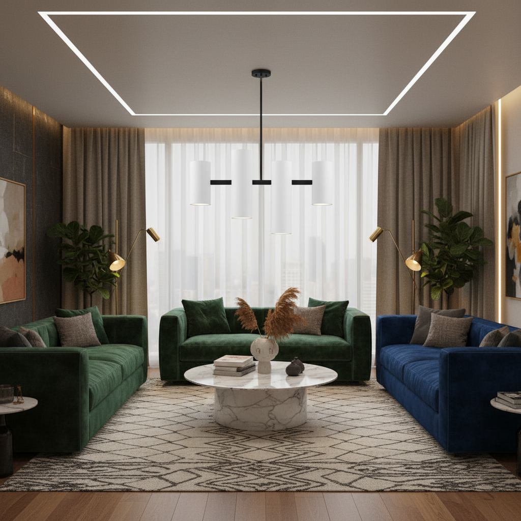 Domus Pendant Lamp with Adjustable Height and GU10 Lighting