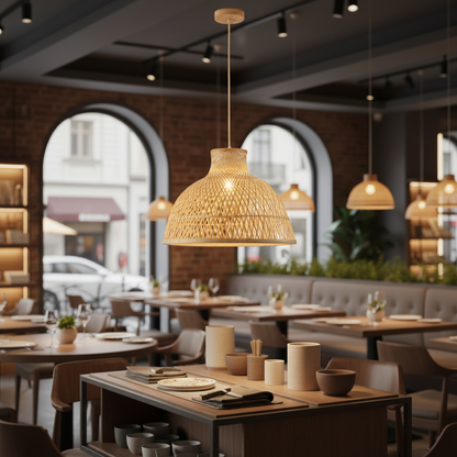 Bamboo Pendant Lamp  PL WD25-16