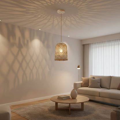 Natural Woven Seagrass Pendant Lamp PL WD25-23
