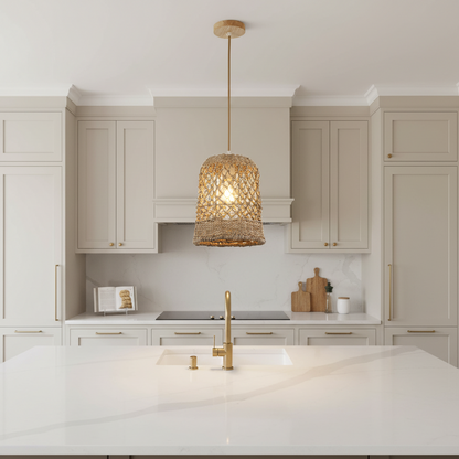 Natural Woven Seagrass Pendant Lamp PL WD25-23