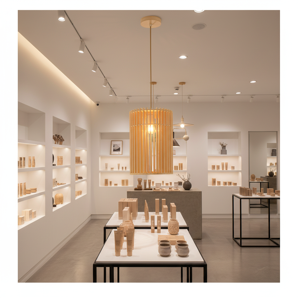 Cylindrical Frame Bamboo Pendant Lamp PL WD25-30