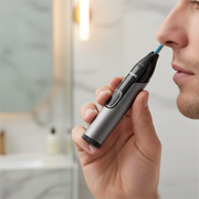 Dawood Lifestyle & Gadgets ke Philips Nose Trimmer Series 3000 with Precision Trim Technology Protective Guard System battery operated design and fully washable construction for comfortable trimming of nose ear and eyebrow hair.