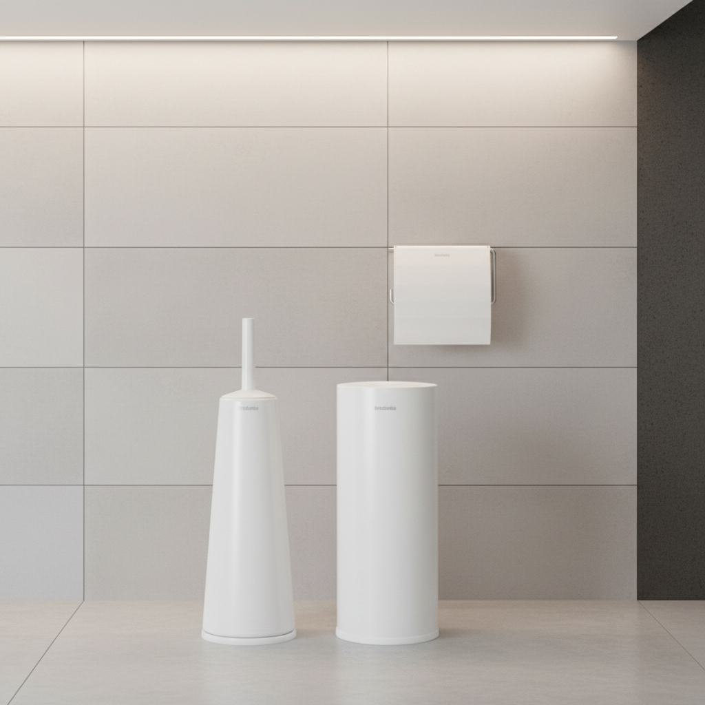 3 Piece Brabantia Renew Toilet Accessory Set