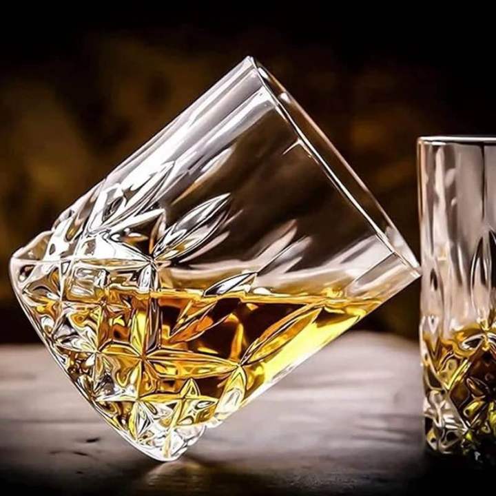48pcs BA Chicago old-fashioned clear glass whisky tumblers 340ml set