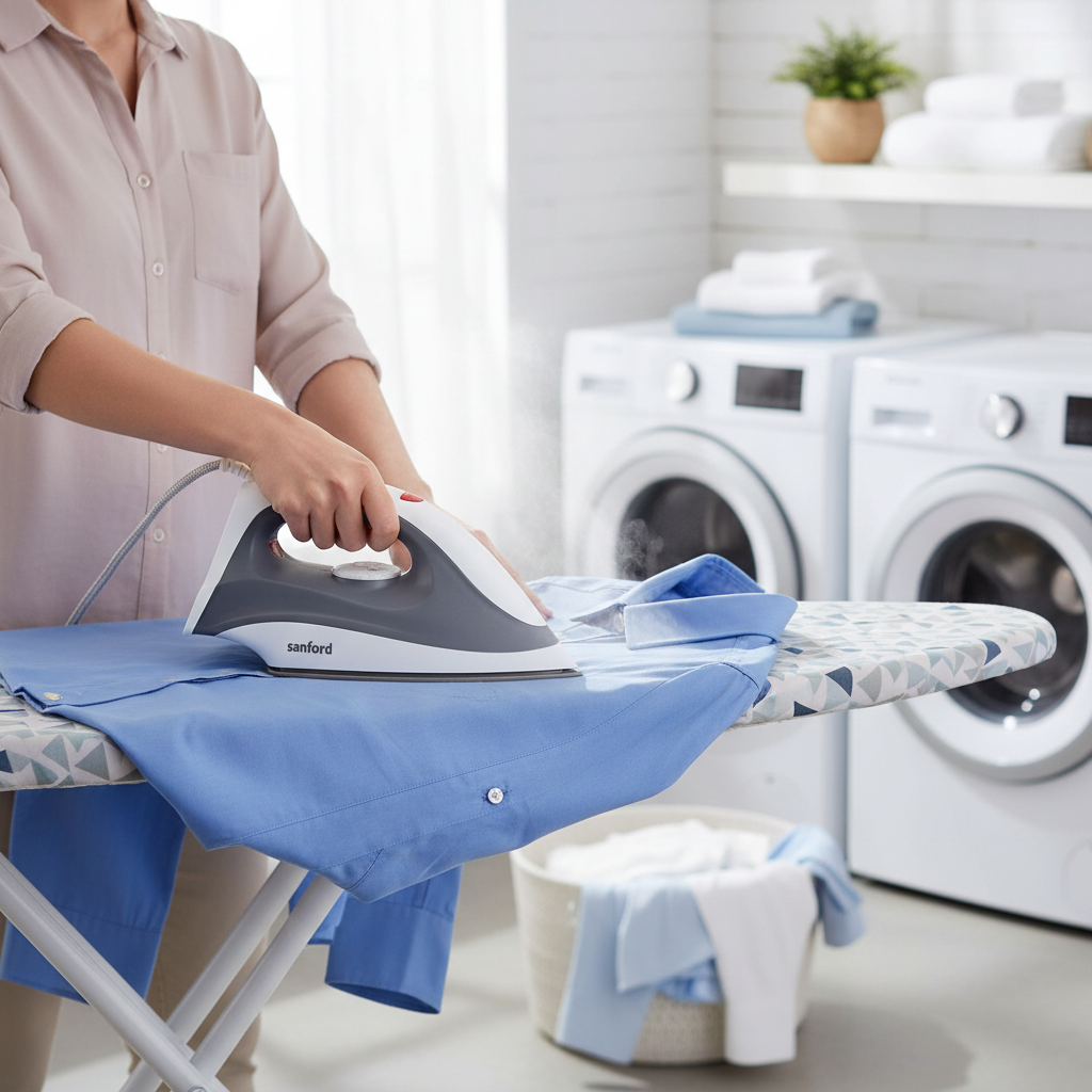 Dawood Lifestyle & Gadgets ke Sanford 1400W dry iron with Teflon-coated soleplate SF29DI