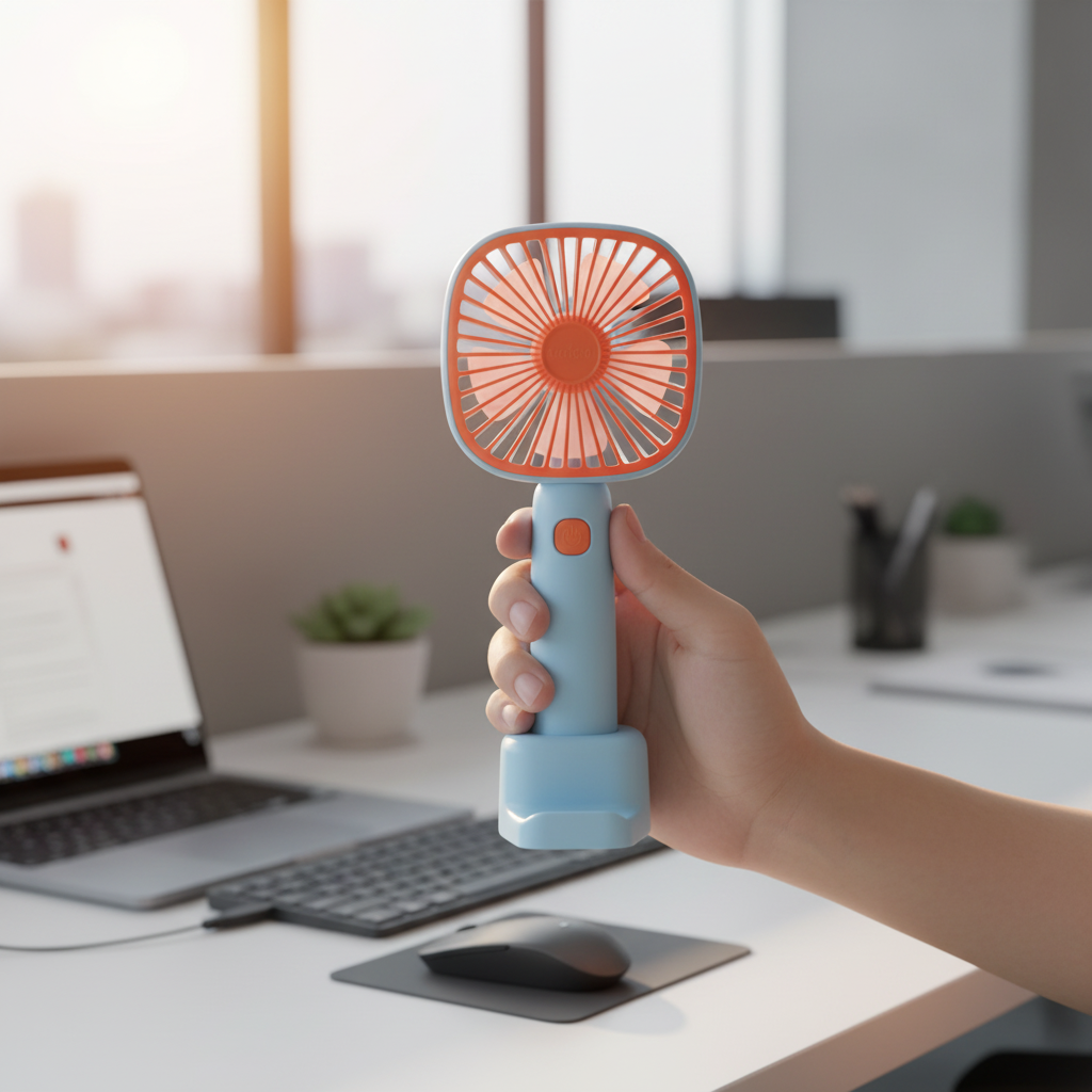 Sanford Rechargeable Hand Fan with USB Charging - SF937HFN