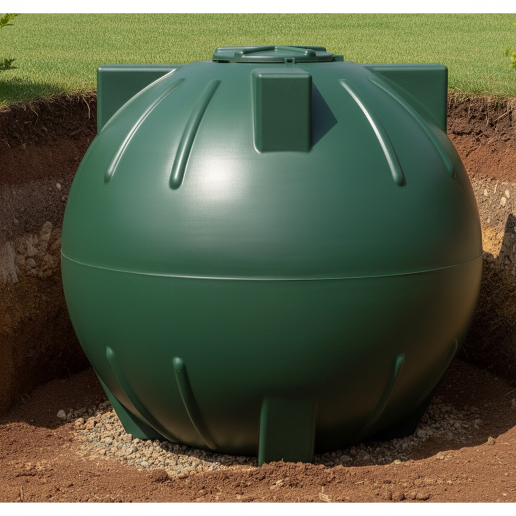 2000L Spherical Underground Water Tank, LACSPH02