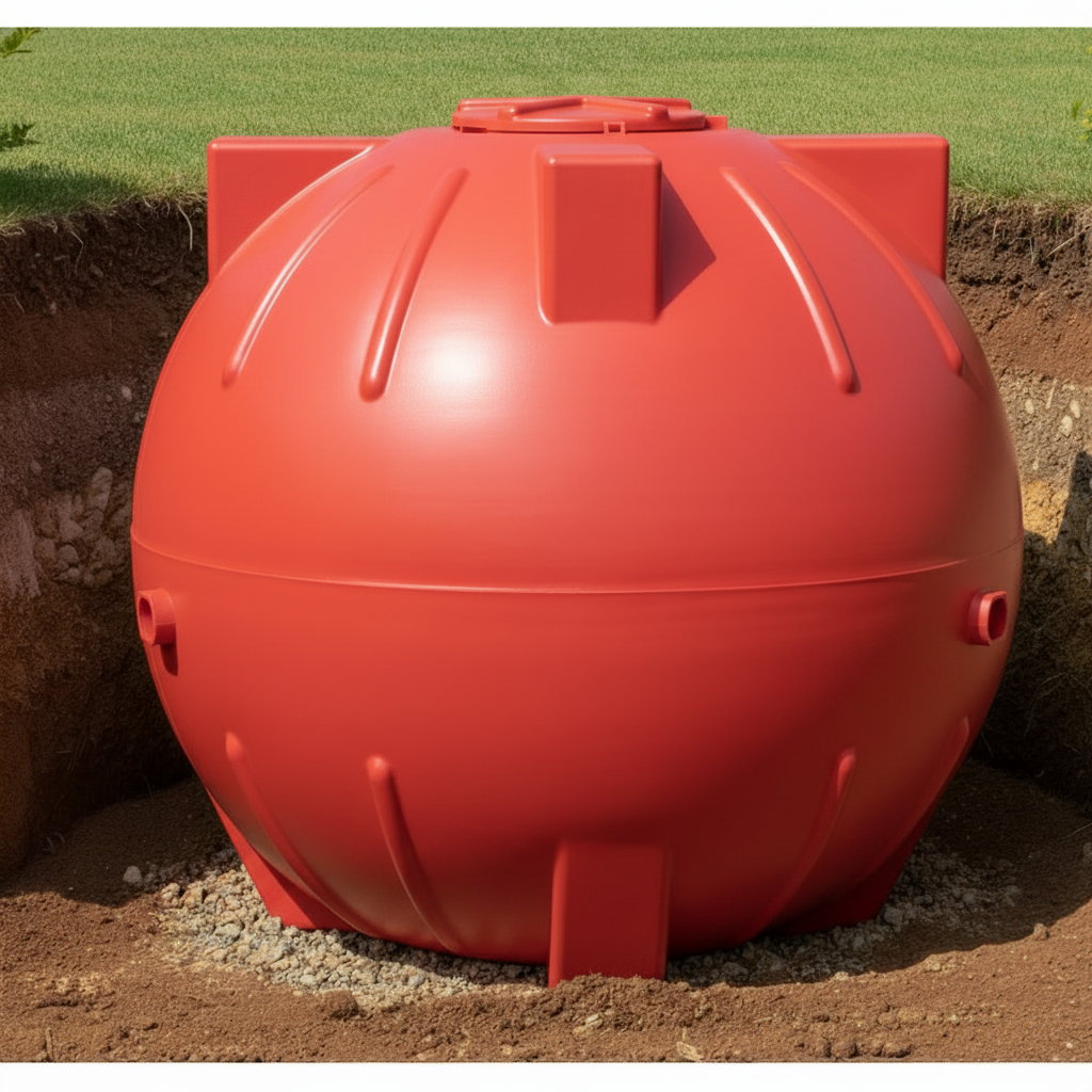 2000L Spherical Underground Water Tank, LACSPH02