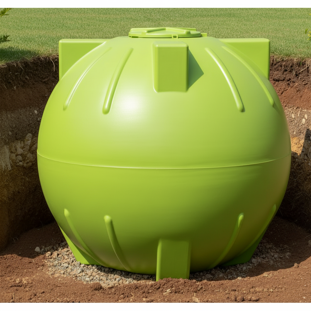 2000L Spherical Underground Water Tank, LACSPH02
